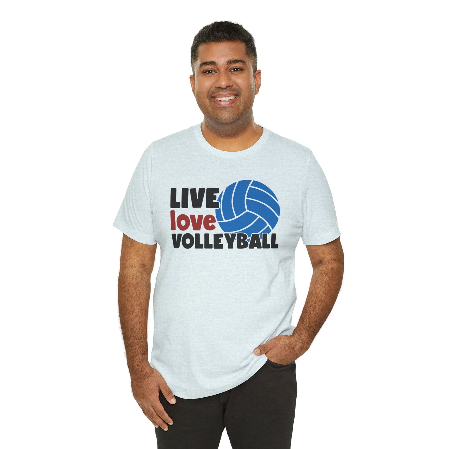 Live Love Volleyball T Shirt,gift for her,gift for him,volleyball gift,sports tee,team shirt,player gift,coach gift,Love Volleyball,Spike it