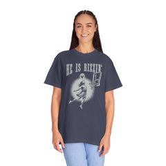 He Is Rizzin' Vintage Playing Basketball Shirt  -  Unisex T Shirt
