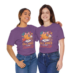 Fall Vibes Teacher Life T-Shirt