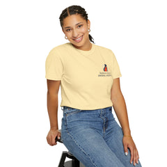 Front Logo Back Graphic Baldwin Harbor Animal Hospital "Who Let the Dogs Out?" Graphic Tee