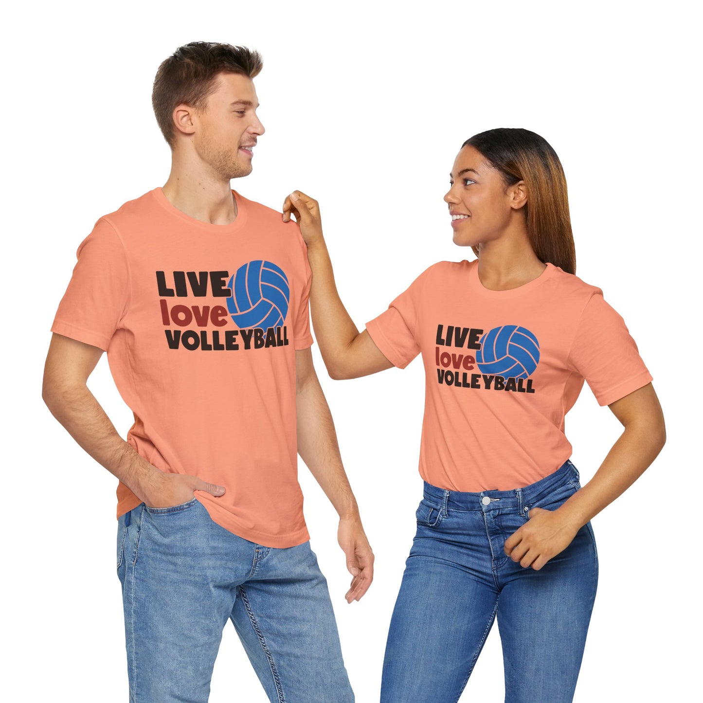 Live Love Volleyball T Shirt,gift for her,gift for him,volleyball gift,sports tee,team shirt,player gift,coach gift,Love Volleyball,Spike it