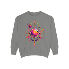Cosmic Orbit Sweatshirt — Neon Planet Graphic Pullover