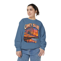 Brooklyn's Coney Island Sunset Sweatshirt - Comfort Colors Soft