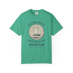 Hempstead Bay Sailing Club T‑Shirt — Flying Scot Hempstead Bay Vintage Sailboat Tee