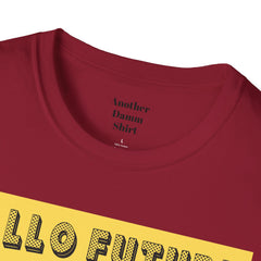 Hallo Future Pop Art Guy Unisex Softstyle T-Shirt