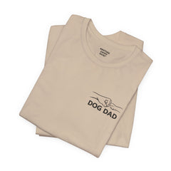 Dog Dad T-Shirt — Personalized Your Dog Image  Tee (Custom Name)