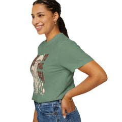 Jelly Fish, Be Kind To The Sea -  Graphic Unisex Garment-Dyed T-shirt