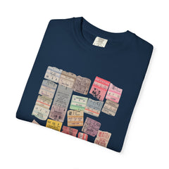 Classic Rock Concert Tickets  Garment-Dyed T-shirt