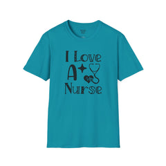 I Love A Nurse - Unisex Softstyle T-Shirt | Nurse Awareness,Gift For Him,Scrubs Lover,Hospital Staff,Gift For Her,RN, Registered Nurse