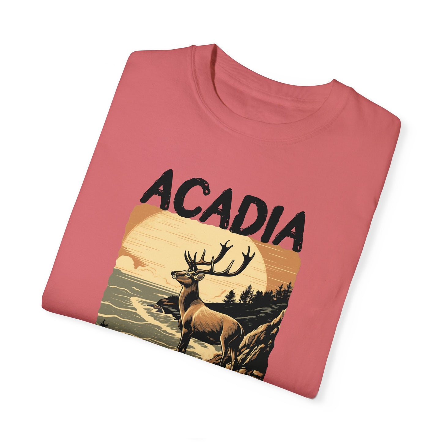 Arcadia National Park Graphic, Comfort Colors Soft Relaxed Fit Unisex Garment-Dyed T-shirt