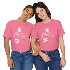 Franken Stein Metal Bass Guitarist - Unisex Jersey Short Sleeve Tee