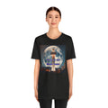 Party At The Moon Tower , Graphic Unisex Jersey Short Sleeve Tee