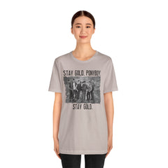 The Outsiders Shirt, Front and Back Images, Greasers Characters Shirt, Unisex Jersey Short Sleeve Tee
