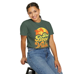 Del Boca Vista Graphic - Unisex Garment-Dyed T-shirt