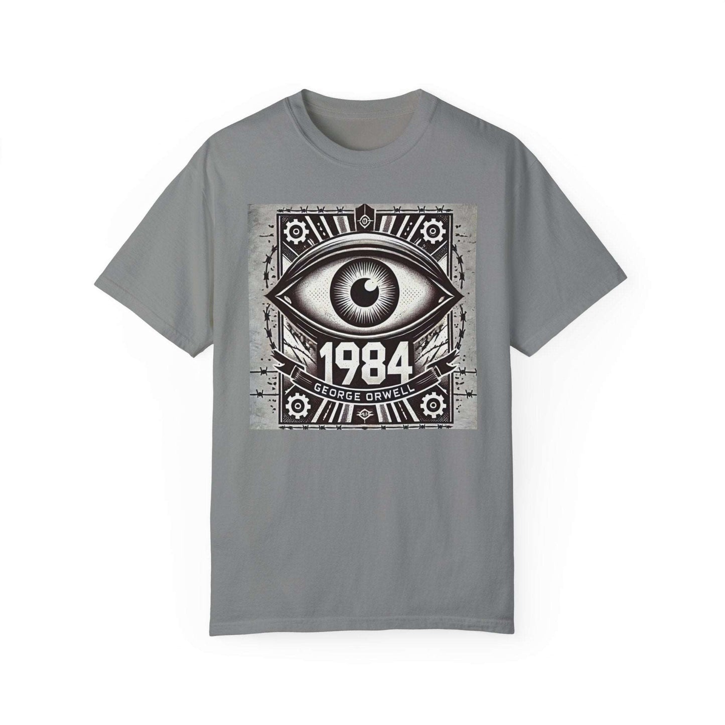 1984 Orwellian Graphic, Comfort Colors Soft Relaxed Fit Unisex Garment-Dyed T-shirt