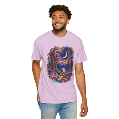 Mystical Psychedelic Moonlit Forest T-Shirt