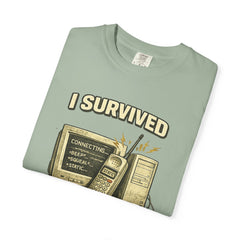 I Survived Dial-Up Vintage Tech T-Shirt
