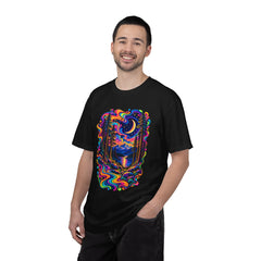 Mystical Psychedelic Moonlit Forest T-Shirt