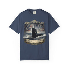 USS George Washington SSBN 598 Submarine T-Shirt with a quote from its namesake