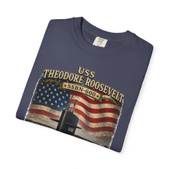 USS Theodore Roosevelt SSBN-600 T-Shirt – "Speak Softly and Carry a Big Stick" Patriotic Submarine Tee