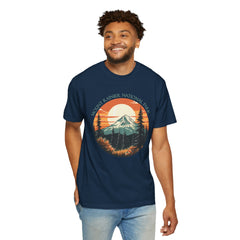 Mount Rainier National Park Graphic, Comfort Colors Soft Relaxed Fit Unisex Garment-Dyed T-shirt