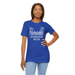Phlebotomist Humor Tee, Funny Medical Shirt, Nurse Gift, Blood Tech Wear, Cute Phlebotomy Humor, Healthcare Apparel