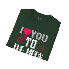 Valentines Day - European Printed Unisex Softstyle T-Shirt, I Love You Shirt,Romantic gift, gift for her, gift for him, couples t-shirt,Love