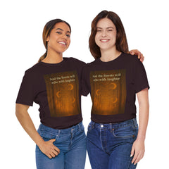 Forest Echoes Short Sleeve Tee - Get The Led Out, Zeppelin Inspirational Nature Design
