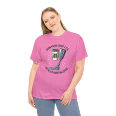 Amputee Coffee Humor - Unisex Heavy Cotton Tee