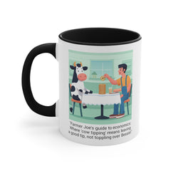 COW TIPPING Awareness - Accent Mugs | Cow Tipping Is Real, Bovine Humor. Gift For Him, Gift For Her, Farm Humor, Cow Fan Gift, Farm Animal