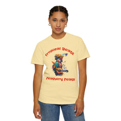 Tropical Beats Graphic T-Shirt — Feathery Feats Design