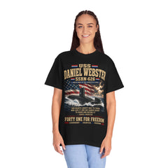 USS Daniel Webster SSBN-626 Submarine T-Shirt — Forty One for Freedom Military Tribute Tee
