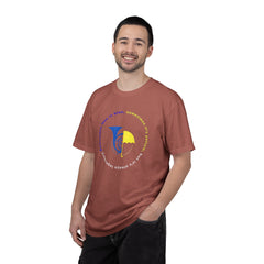 Blue French Horn & Yellow Umbrella T-Shirt — HIMYM Fan Tee