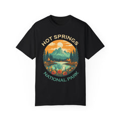 Hot Springs National Park Graphic, Comfort Colors Soft Relaxed Fit Unisex Garment-Dyed T-shirt