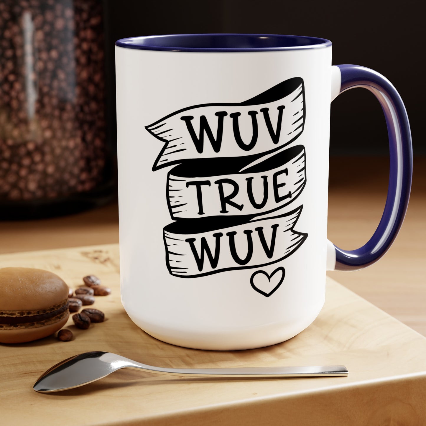 Princess Bride Quote Mug: True Wuv, 80s Movie Gift