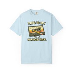 Mixtape Face T-Shirt — Retro Cassette Music Graphic Tee