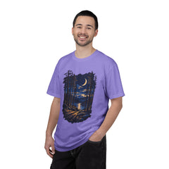 Moonlit Forest T-Shirt – Nature Lover Camping Shirt