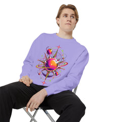 Cosmic Orbit Sweatshirt — Neon Planet Graphic Pullover