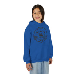 Youth Hoodie — 'The Hideout' Lake Ariel PA Mountain Adventure Hoodie