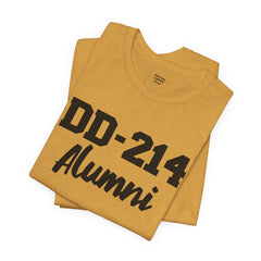 DD-214 Alumni Tee — Military Service Veteran Tribute T-Shirt