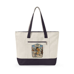 Who Let The Dogs Out  Baldwin Harbor Animal Hospital Canvas Tote — Zippered Tote Bag for Dog Lovers