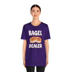 Funny Bagel Dealer Tee - Graphic Shirt