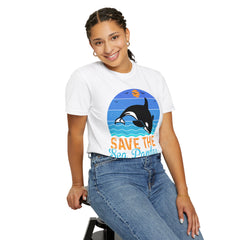 Save The Sea Pandas Comfort Colors Unisex Garment-Dyed T-shirt