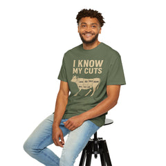Funny Cow Cuts Unisex T-Shirt - Gift for Meat Lovers, BBQ Parties