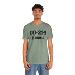DD-214 Alumni Tee — Military Service Veteran Tribute T-Shirt