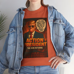 Action President Tee - Political Statement T-Shirt