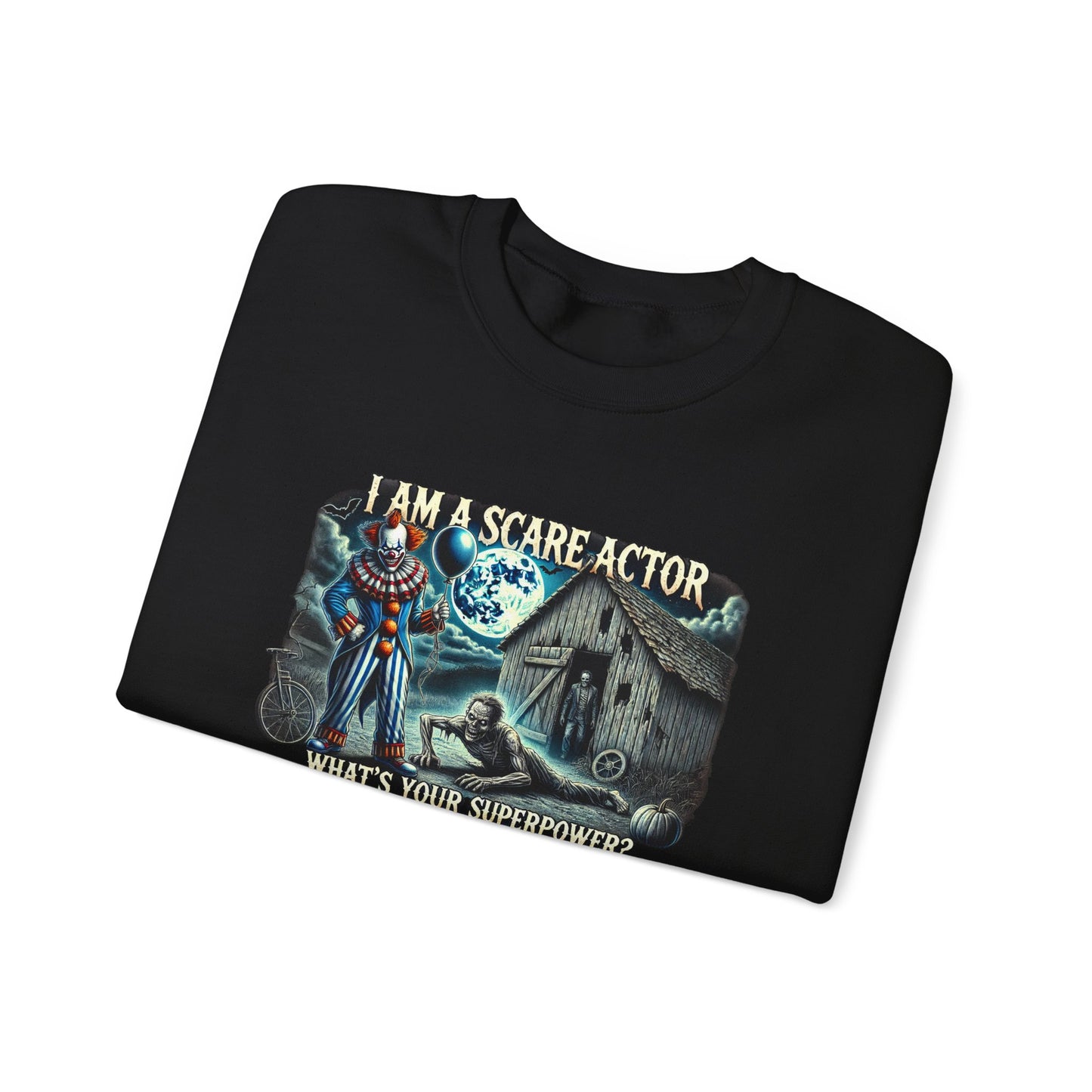 Scare Actor Unisex Heavy Blend™ Crewneck Sweatshirt