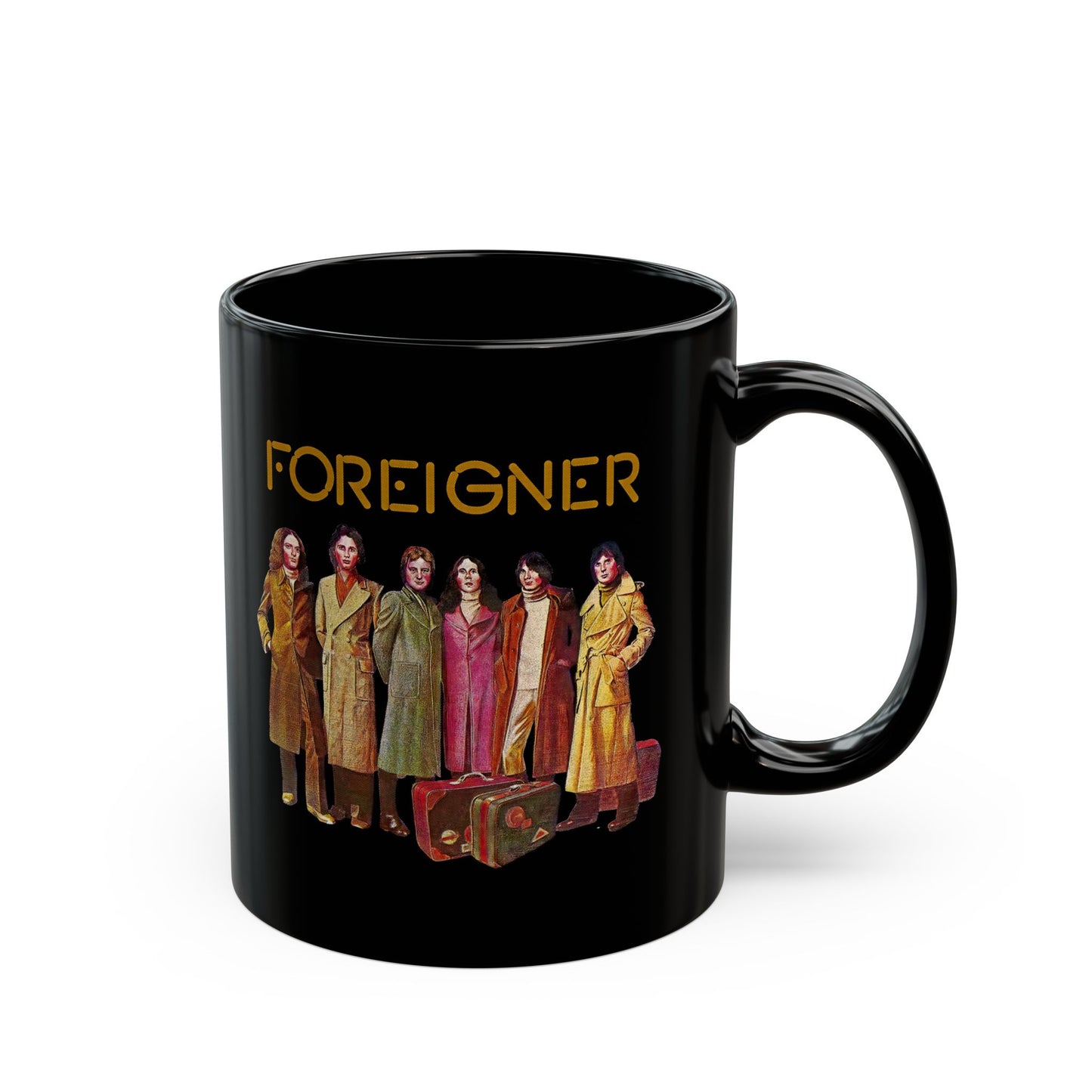 Foreigner Graphic - Black Mug (11oz, 15oz)