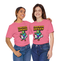 Video Game Chicken Jockey Tee - Unisex Short Sleeve T-Shirt