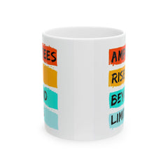 Amputee Motivational Ceramic Mug - Inspiring Quotes for Daily Motivation